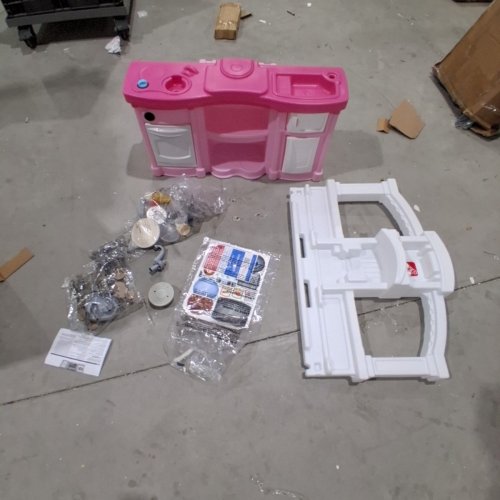 STEP2 FUN WITH FRIENDS INDOOR/OUTDOOR KIDS KITCHENETTE PLAYSET - AGES 2+ - PINK (MODEL: 205926) image 3