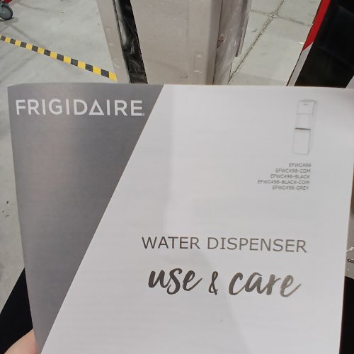 FRIGIDAIRE TOP-LOAD HOT & COLD WATER COOLER/DISPENSER - FITS 3-5 GALLON BOTTLES - BLACK (MODEL: EFWC498) image 2