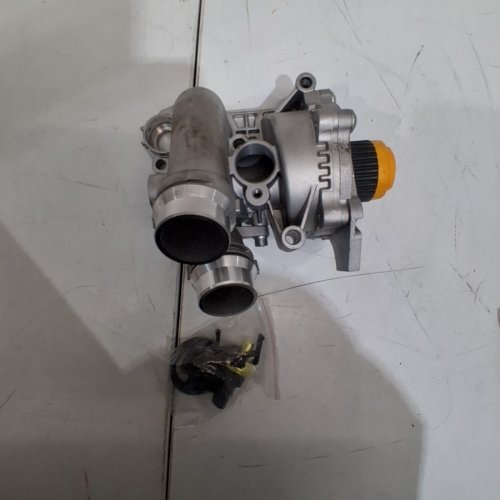 VIKKSAER ALUMINUM ENGINE WATER PUMP ASSEMBLY - SELECT VOLKSWAGEN MODELS - SILVER/ORANGE image 3