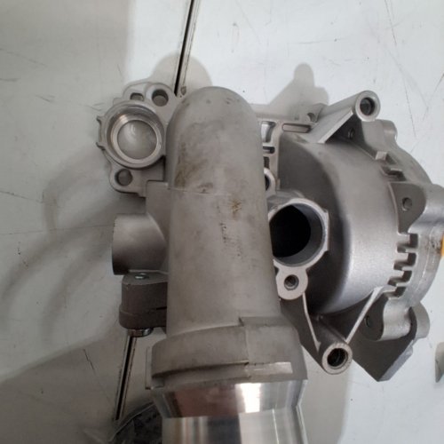VIKKSAER ALUMINUM ENGINE WATER PUMP ASSEMBLY - SELECT VOLKSWAGEN MODELS - SILVER/ORANGE image 4