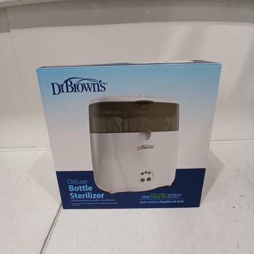 DR BROWNS DELUXE BOTTLE STERILIZER, STERILIZE 6 BOTTLES PER CYCLE, WHITE/GREY (MODEL:AC045) image 8