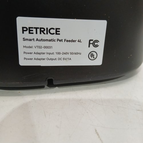 PETRICE AUTOMATIC CAT FEEDER - 4 L - BLACK (MODEL: VT02-00029) image 3