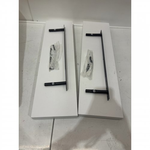 2PK AMADA HOMEFURNISHING WALL DECOR FLOATING SHELVES - 24" X 7" - WHITE (MODEL: AMFS06) image 2