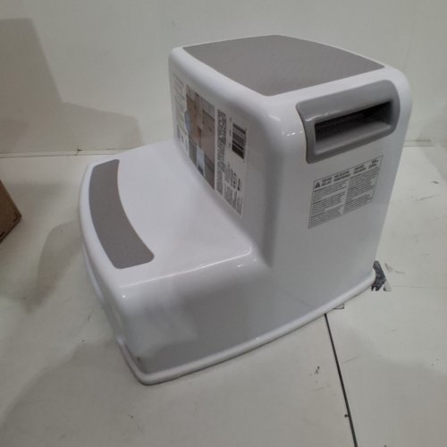 DREAMBABY 2-UP STEP STOOL - GREY/WHITE image 2