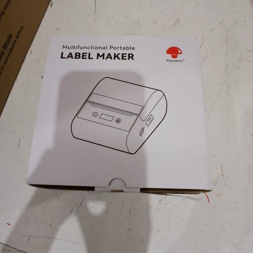 PHOMEMO LABEL PRINTER MACHINE, PORTABLE THERMAL LABEL MAKER - 3" LABELS - BLACK ROSE GOLD image 2