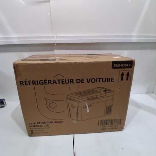 EUHOMY CAR ELECTRIC REFRIGERATOR COOLER WITH APP CONTROL - 30L- 12V - BLACK/GREY (MODEL: J30) image 5