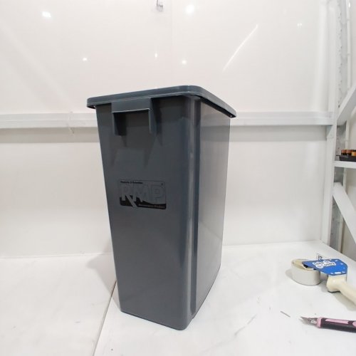 RMP MAINTENANCE PRODUCTS TRASH CAN - 15 GAL - GRAY image 2