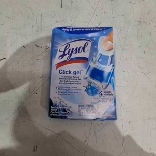 4PK LYSOL CLICK GEL TOILET BOWL CLEANER - SPRING WATERFALL SCENT image 2
