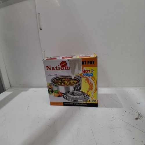 NATIONAL SUPER MAX STAINLESS STEEL HOT POT - 1.5L - SILVER image 4