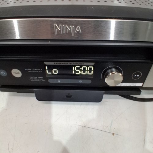 NINJA SIZZLE PRO XL INDOOR GRIDDLE AND GRILL - 20" - BLACK (MODEL:GX101C) image 2