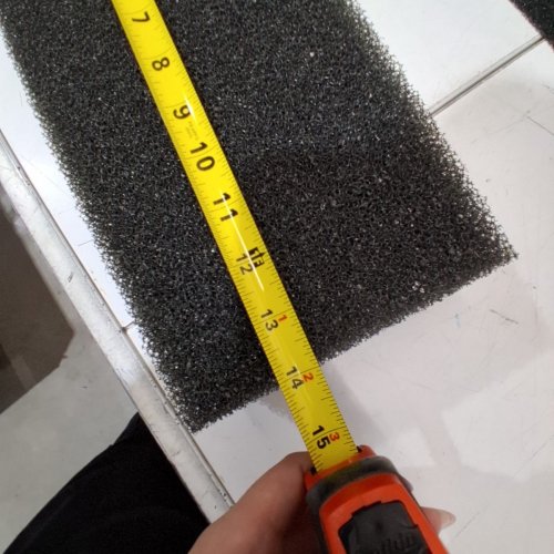 7PK HIGH-DENSITY NEEDLE FELTING FOAM PAD - 14" X 4" X 6" BLACK image 3