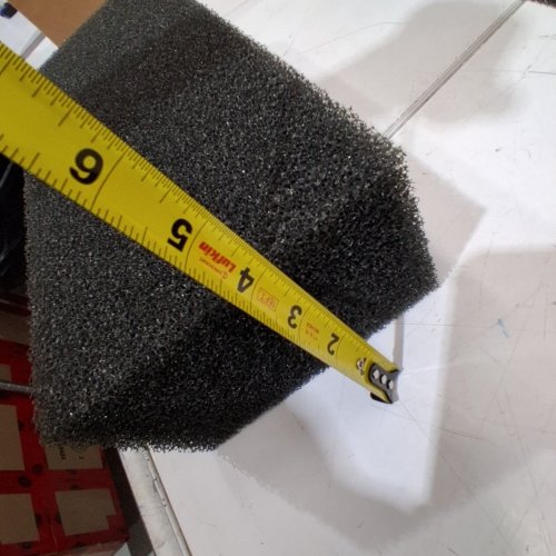 7PK HIGH-DENSITY NEEDLE FELTING FOAM PAD - 14" X 4" X 6" BLACK image 4