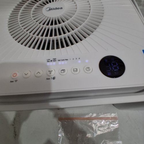 MIDEA CUBE SMART WIFI DEHUMIDIFIER WITH SMART CONTROL - 50 PINT - 4,500 SQ. FT - WHITE (MODEL: MAD50S1QWT-A) image 2