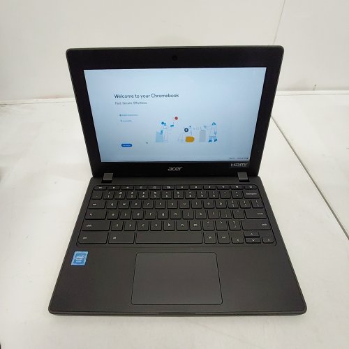 ACER 11.6" TOUCHSCREEN LCD CHROMEBOOK - INTEL CELERON 3855U DUAL-CORE (2 CORE) 4 GB LPDDR3 - 32 GB FLASH MEMORY - CHROME OS (MODEL: C771T-C1WS) image 2
