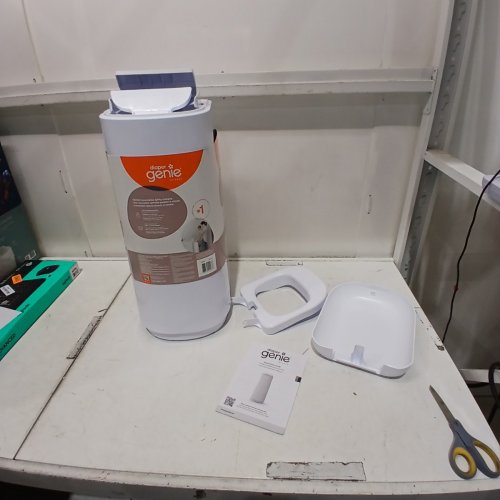 DIAPER GENIE ESSENCE PAIL DIAPER PAIL SYSTEM - 24" - WHITE image 2