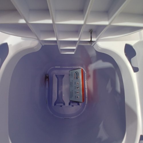DIAPER GENIE ESSENCE PAIL DIAPER PAIL SYSTEM - 24" - WHITE image 5