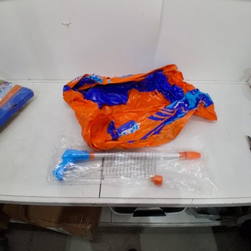 NERF SUPER SOAKER MEGAFORCE BATTLE TANK RIDE-ON WITH POOL-FED MEGA WATER BLASTER - ORANGE AND BLUE (MODEL: SOAK-7252) image 2