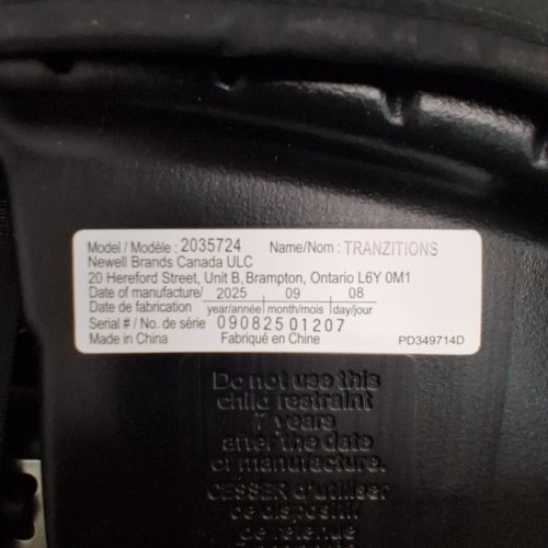 GRACO C20 TRANZITIONS 3-IN-1 HARNESS BOOSTER CAR SEAT - 100LBS MAX/CAP - BLACK (MODEL: 2035724) image 6