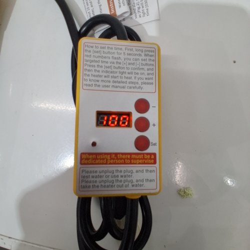 PORTABLE IMMERSION WATER HEATER - 1500W - YELLOW image 2