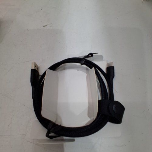BELKIN BOOSTCHARGE USB-A TO USB-C BRAIDED CHARGING/TRANSFER CABLE - BLACK - (MODEL: CAB002MBK) image 2