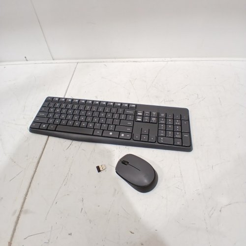 2PC LOGITECH WIRELESS KEYBOARD AND MOUSE COMBO - BLACK (MODEL: MK235) image 2