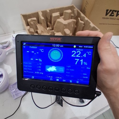7-IN-1 WIRELESS OUTDOOR WI-FI WEATHER STATION - WHITE (MODEL: YT60233) image 2