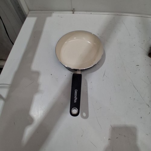 GREENPAN CERAMIC NONSTICK FRYING PAN - 8" - CREAM/BLACK image 3