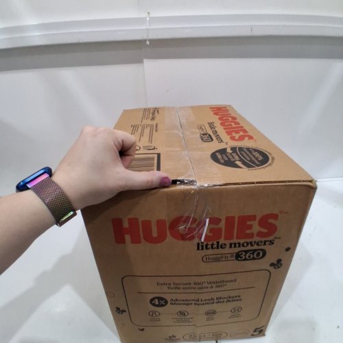 128PK HUGGIES LITTLE MOVERS HUGGFIT BABY DIAPERS WITH 360° WAISTBAND - SIZE 5 (27+LB) - DISNEY MICKY MOUSE (MODEL: 5660200) image 3