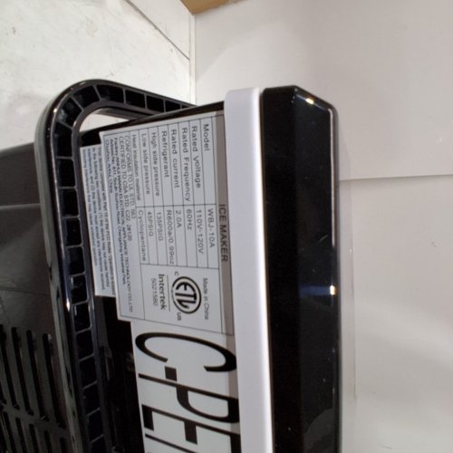 COUNTERTOP ICE MAKER WITH HANDLE AND SCOOP - 26LB - BLACK (MODEL: WBJ-10A) image 8