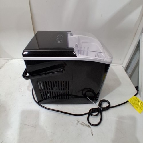 COUNTERTOP ICE MAKER WITH HANDLE AND SCOOP - 26LB - BLACK (MODEL: WBJ-10A) image 9