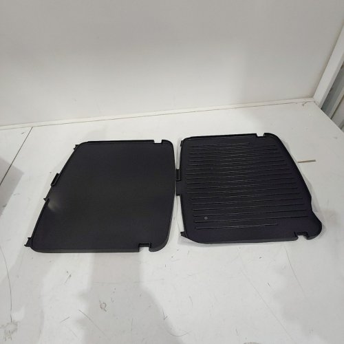2PC USKITCHEN GRILL/GRIDDLE PLATES FOR CUISINART GRIDDLER GR-4N - BLACK (MODEL: GA1202) image 3