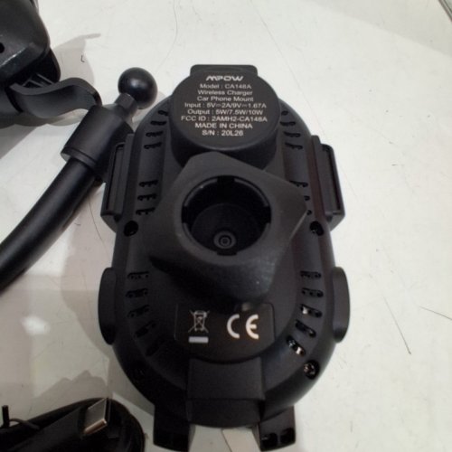 MPOW - AUTO-LOCK WIRELESS CAR CHARGER MOUNT - 10W/7.5W/5W - BLACK (MODEL:CA148A) image 7
