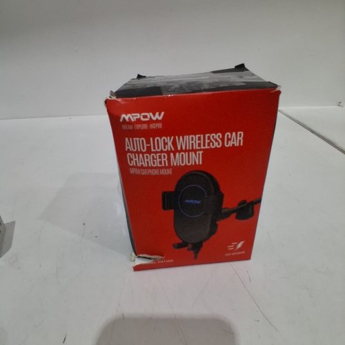 MPOW - AUTO-LOCK WIRELESS CAR CHARGER MOUNT - 10W/7.5W/5W - BLACK (MODEL:CA148A) image 8