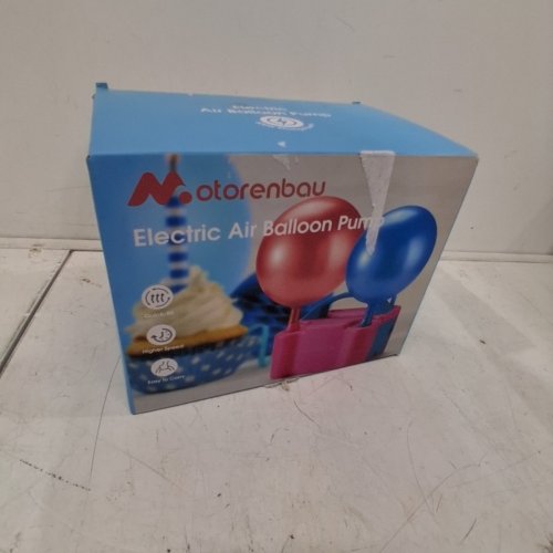 ELECTRIC CORDED BALLOON AIR PUMP - PINK/BLUE image 4