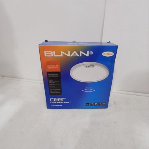 2PK BLNAN FLUSH MOUNT MOTION SENSOR CEILING LIGHT FIXTURE - 18W - 3000 K-5000 K - 1800 LM - 8.7" - WHITE (MODEL: LS-CL-G18W-M-S) image 2