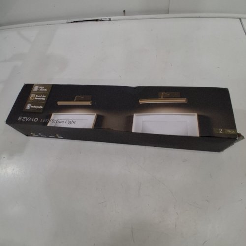 2PK EZVALO WIRELESS PICTURE LIGHT FOR WALL RECHARGEABLE BATTERY PAINTING LIGHT WITH REMOTE - 13" - GOLD (MODEL: PL02) image 4