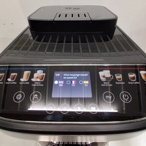 DELONGHI MAGNIFICA DUO AUTOMATIC ESPRESSO MACHINE, MILK FROTHER, 20 ONE-TOUCH RECIPES - SILVER - (MODEL:ECAM33080SXB) image 3