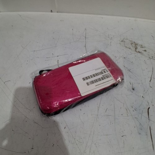 HARD CARRYING CASE WITH WRIST STRAP - 8" X 4" X 1.5" - FITS TEXAS INSTRUMENTS - PINK/BLACK image 2