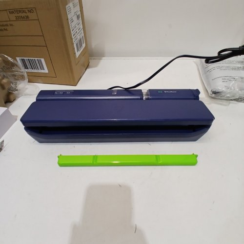 2PC FOODSAVER 2-IN-1 HANDHELD AND COUNTERTOP VACUUM SEALER - MATTE INDIGO BLUE (MODEL: MS2030) image 2