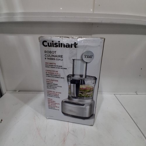 CUISINART ELEMENTAL SERIES ELECTRIC FOOD PROCESSOR - 8 CUP - SILVER (MODEL: FP-8SVEC) image 5