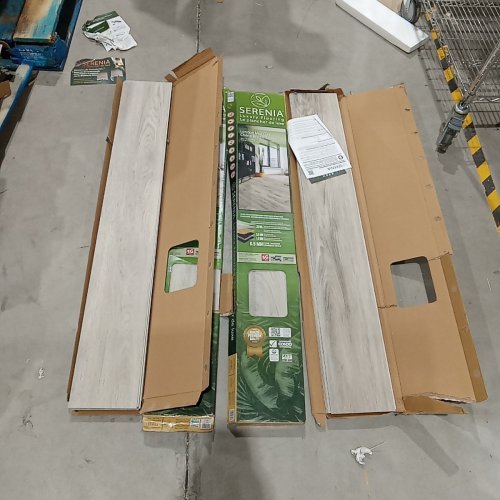 (4) 6PK SERENIA LUXURY FLOORING LONDON MIST OAK VINYL PLANKS - 7.1" X 48.8" - (24 TOTAL) - OAK (MODEL: 3857) image 4