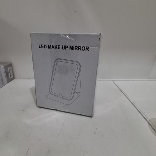 LED PORTABLE FOLDING MAKEUP MIRROR - PINK image 3