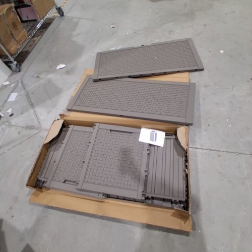 VEVOR 378L WATERPROOF OUTDOOR STORAGE DECK BOX - GREY image 3