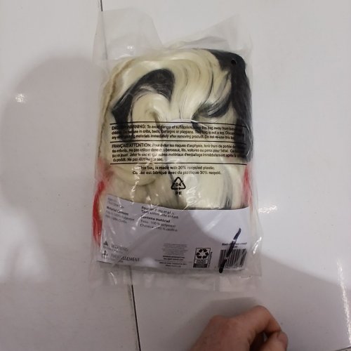 GIRL'S WAY TO CELEBRATE JESTER POP WIG - OSFM - BLACK/RED (STYLE: 0428) image 3