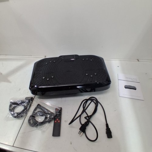 TAEVNO BLUETOOTH VIBRATION PLATE EXERCISE MACHINE - 450LB CAPACITY - BLACK image 4