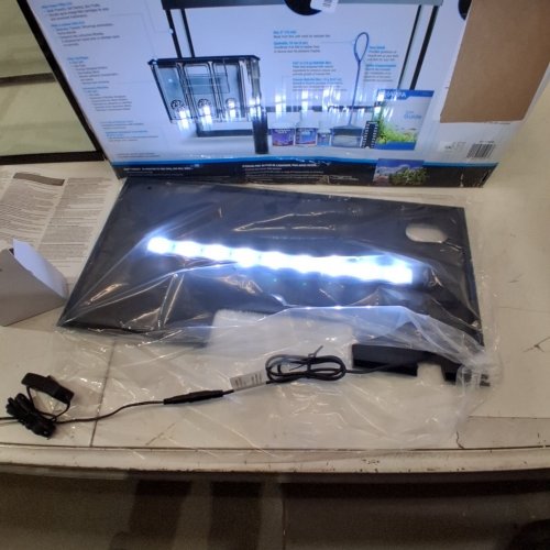 MARINA LED AQUARIUM KIT - 10GAL - 20" X 10" X 12.5" - CLEAR/BLACK (MODEL: 15256A1) image 2