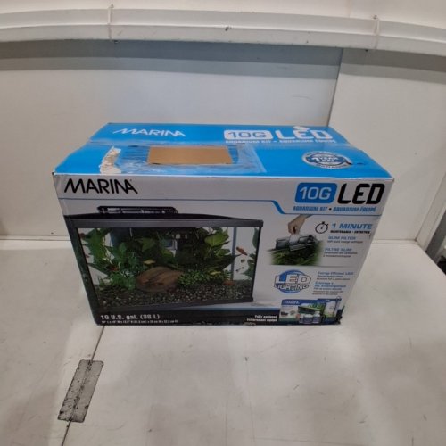 MARINA LED AQUARIUM KIT - 10GAL - 20" X 10" X 12.5" - CLEAR/BLACK (MODEL: 15256A1) image 5