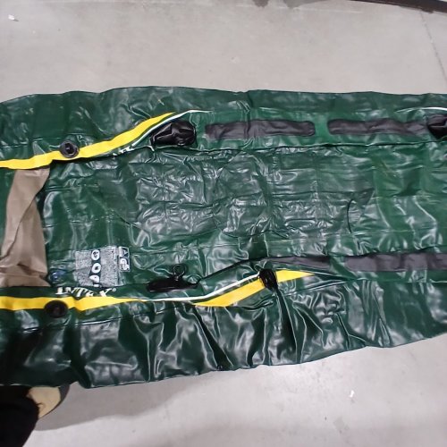 INTEX SEAHAWK 4 INFLATABLE BOAT SET - 11FT X 4FT - GREEN/YELLOW (MODEL: 68315EP) image 3