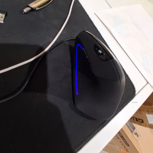PORIXX WIRED KEYBOARD AND VERTICAL MOUSE COMBO - BLACK (MODEL: PERIDUO-512) image 3