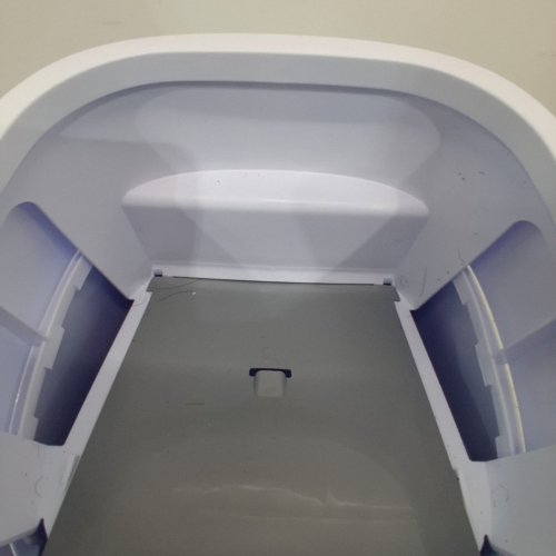 LITTER GENIE PAIL STYLE CAT LITTER WASTE DISPOSAL SYSTEM - WHITE/GREY (MODEL: 00666594210890) image 4